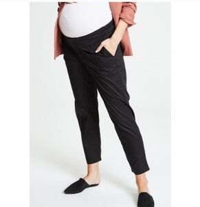 Hatch Maternity Black Pants Ankle Pockets Trousers XS